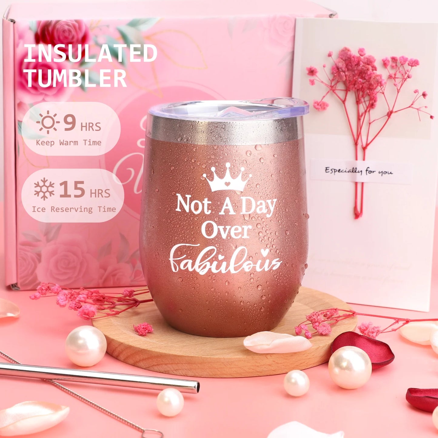 Mothers Day Gifts Baskets, Holiday Gifts for Mom Women, 10 Pack, Pink